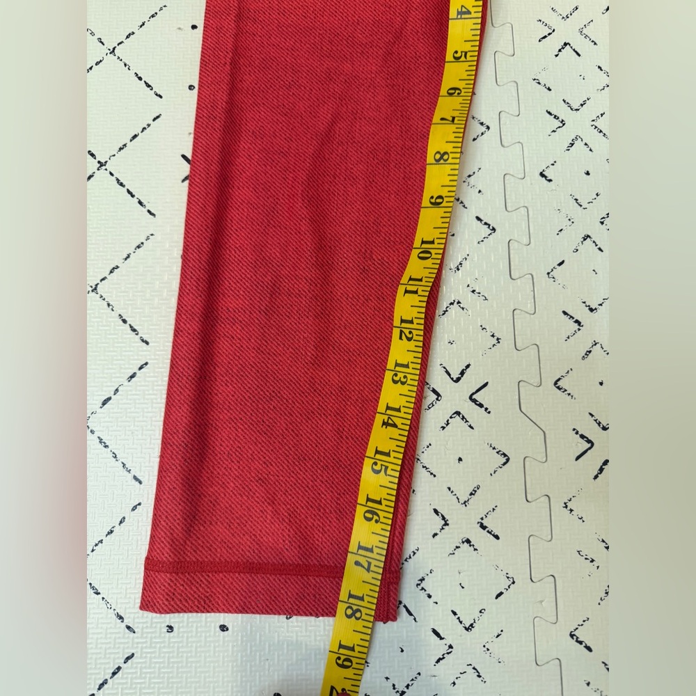 Peloton x WITH red heather cropped leggings S - Picture 2 of 7